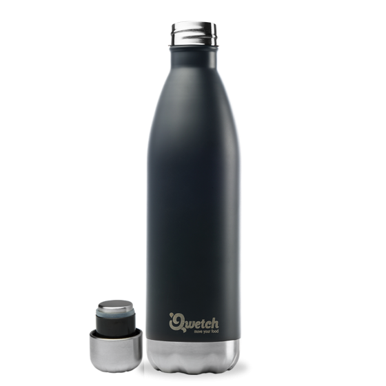 Bouteille isotherme inox BLACK  750 ml