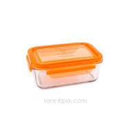 Contenant verre Lunch Tube 695 ml - Carotte