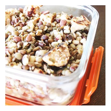 Contenant verre Lunch Tube 695 ml - Raisin 2