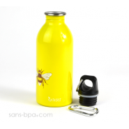 Gourde inox 400 ml ABEILLE