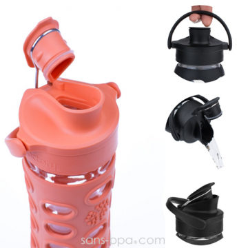 Gourde verre 350ml FLIP - PERSIMMON 2