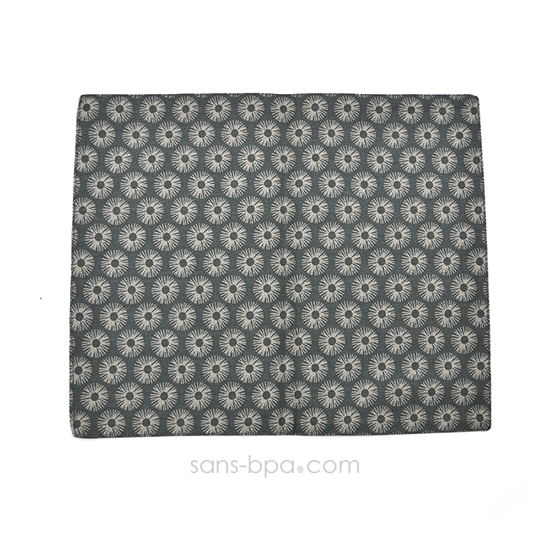 Mini serviette set coton Bio - Soleil gris