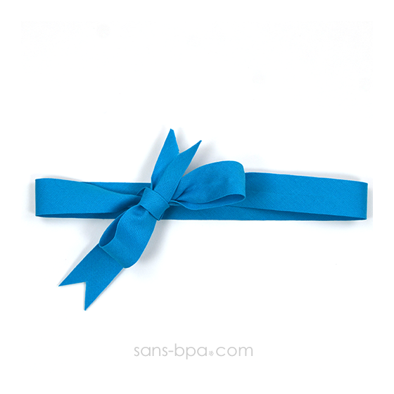 Ruban coton biais - Bleu