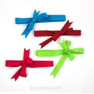 Ruban coton biais - Vert