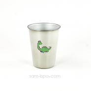 Verre inox 350 ml - Motif au choix