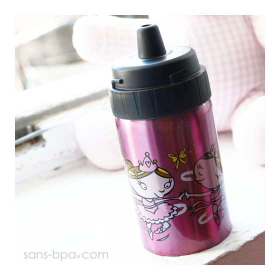 Gourde isotherme anti-fuite 350ml BALLERINES