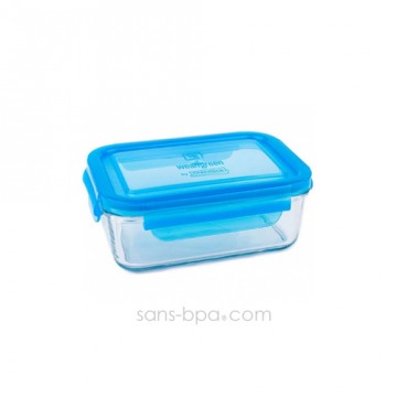 Contenant verre Lunch Tube 695 ml - Bleu