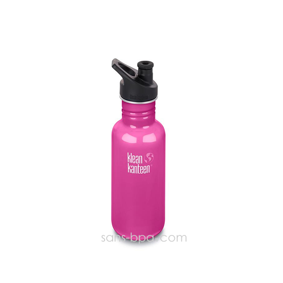 Bouteille inox 500ml - ACTIVE PINK - KLEAN KANTEEN