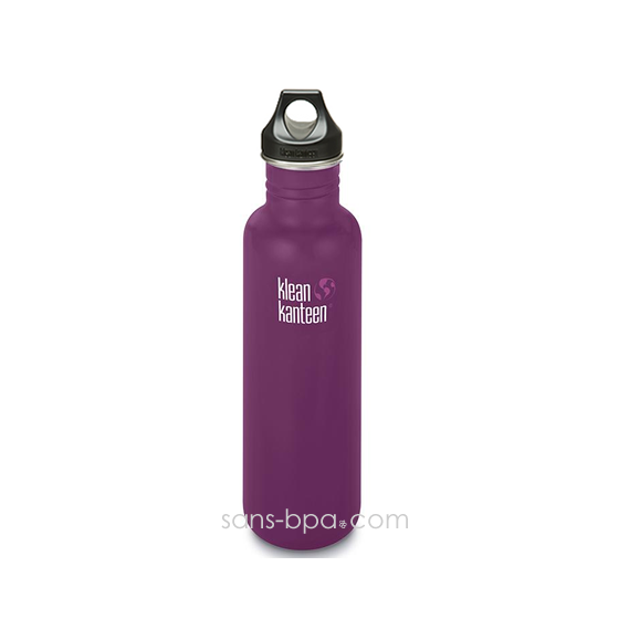 Bouteille inox 800ml - MYRTILLE - KLEAN KANTEEN