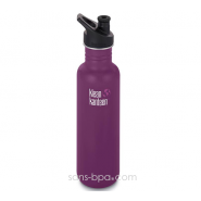 Bouteille inox 800ml - MYRTILLE - KLEAN KANTEEN