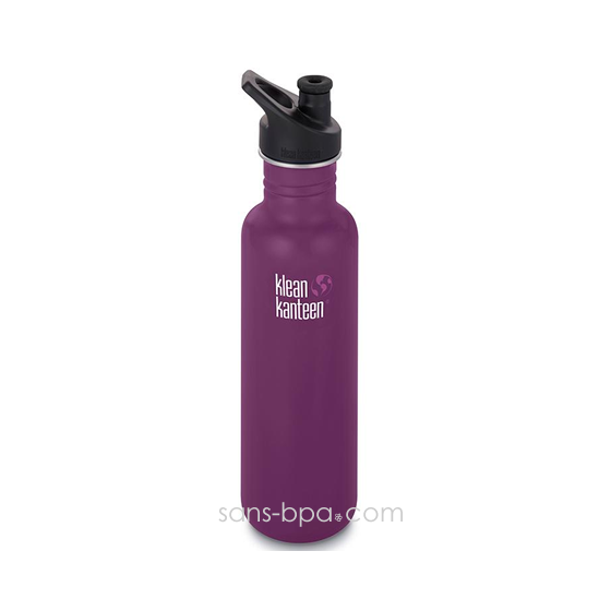 Bouteille inox 800ml - MYRTILLE - KLEAN KANTEEN