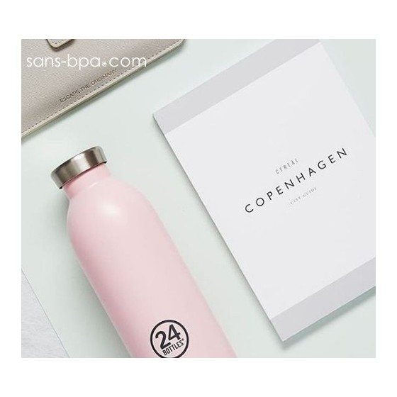 Bouteille inox isotherme 500ml - CLIMAT Candy Pink