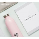 Bouteille inox isotherme 500ml - CLIMAT Candy Pink