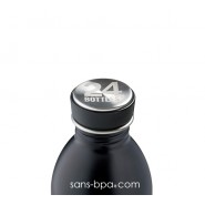 Gourde inox 500 ml Noir