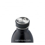 Gourde inox 500 ml Noir