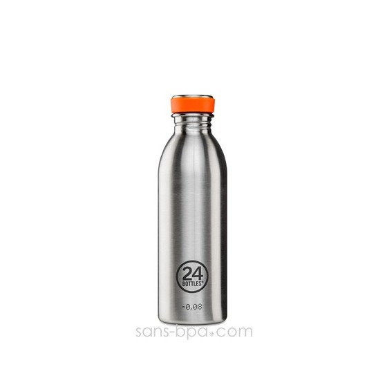 Gourde inox 500 ml Noir