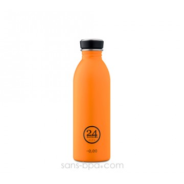 Gourde inox 500 ml Orange