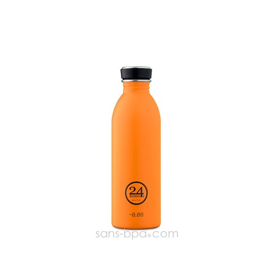 Gourde inox 500 ml Orange