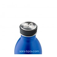 Gourde inox 500 ml Bleu Roi