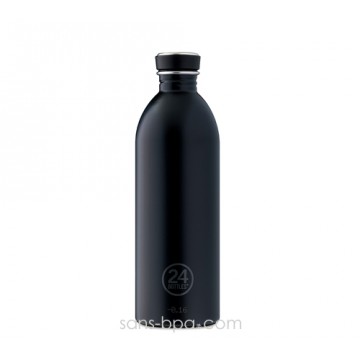 Gourde inox 1000 ml - BLACK