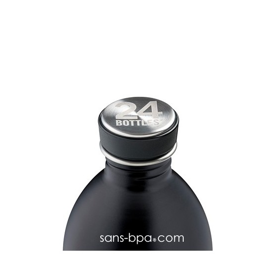 Gourde inox 1000 ml - BLACK