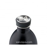 Gourde inox 1000 ml - BLACK