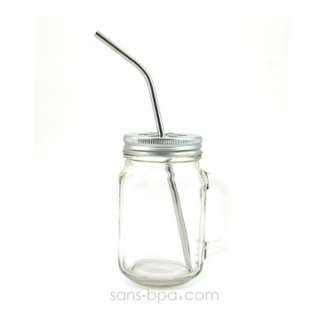 1 paille inox sans-bpa.com ~ Modèle COURT 2