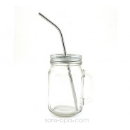 Lot 2 pailles inox sans-bpa.com ~ Modèle LONG