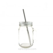 1 paille inox sans-bpa.com ~ Modèle SMOOTHIE