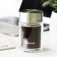 Expresso café verre isotherme 160ml SILVER