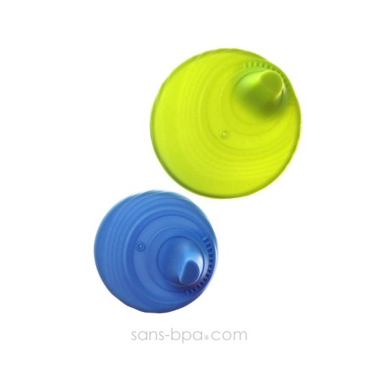 2 becs à boire anti-goutte silicone