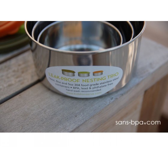 Trio de boîtes gigognes de KIDS KONSERVE