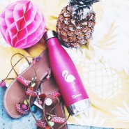 Bouteille isotherme inox - Flamant Rose - 500ml