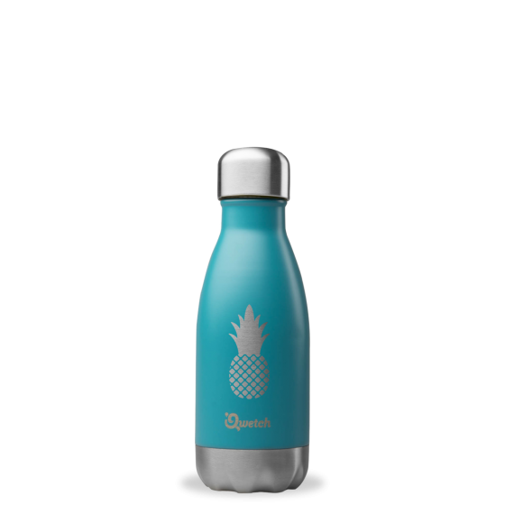 Bouteille isotherme inox - Blue Ananas - 260 ml