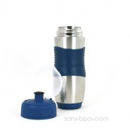 Gourde inox 473ml BLEU SafeSporter