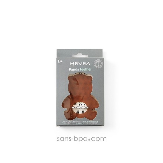 ANNEAU DE DENTITION PANDA 100 % CAOUTCHOUC DE HEVEA