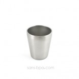 La P'tite timbale inox isolé 200ml