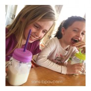 3 couvercles anti-éclaboussures à paille