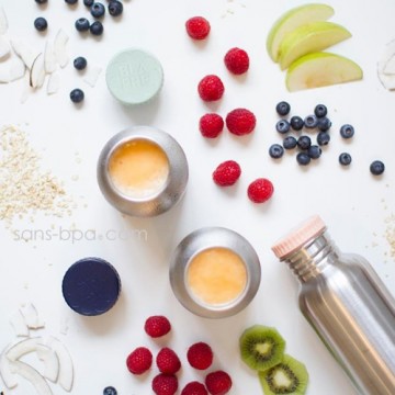 Gourde inox 300 ml - Rose 2