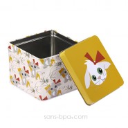 Boite métal cube PAON