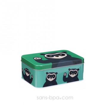 Boite métal rectangle OURSON JAUNE
