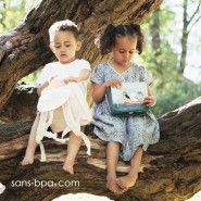 Valisette métal HIBOU PRUNE