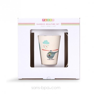 Set vaisselle biodégradable - Poire 2