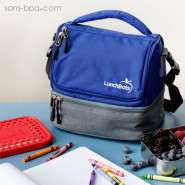 Sac isotherme - Bleu / Gris