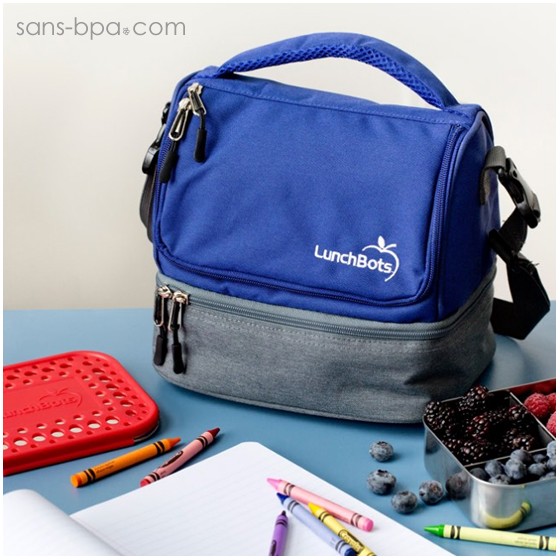 Sac isotherme - Bleu / Gris
