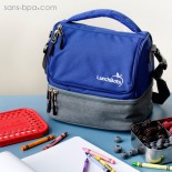 Sac isotherme - Bleu / Gris