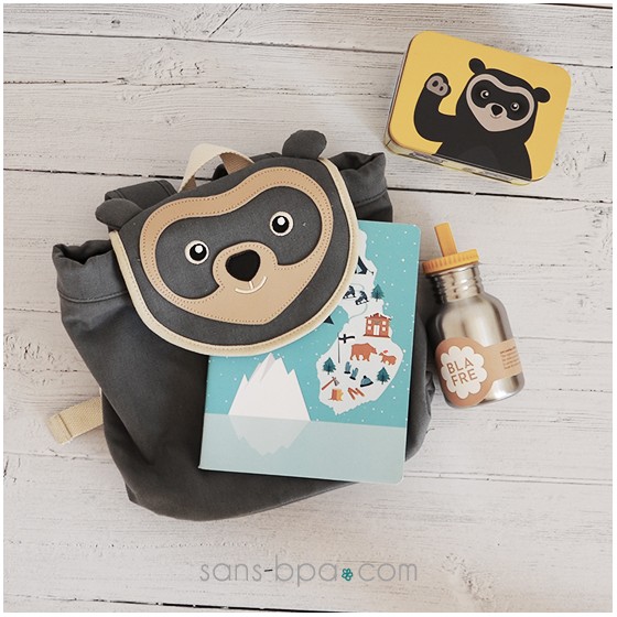 Boite métal rectangle OURSON JAUNE