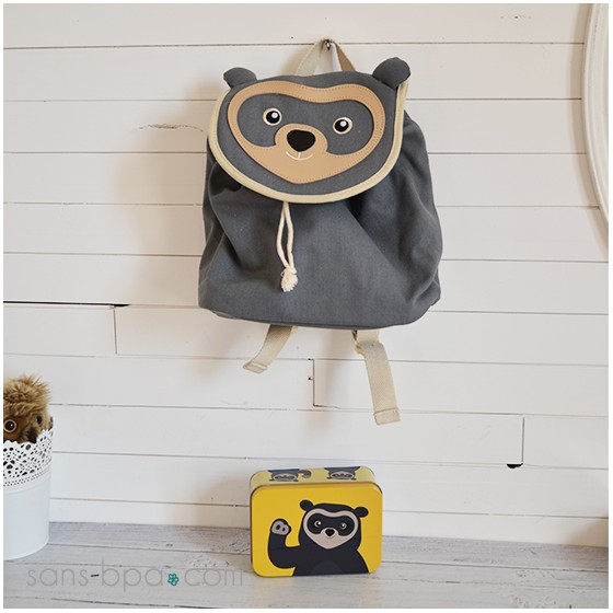 Boite métal rectangle OURSON JAUNE