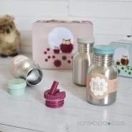 Valisette métal HIBOU PRUNE