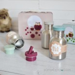 Valisette métal HIBOU PRUNE